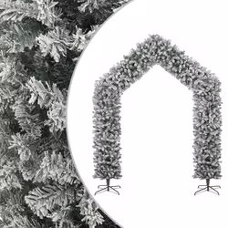 vidaXL Arche de sapin de Noël à flocons de neige 270 cm - TU