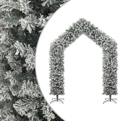 vidaXL Arche de sapin de Noël à flocons de neige 270 cm - TU