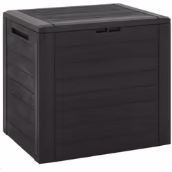 Cette boîte de rangement élégante est une excellente solution pour désencombrer votre jardin, patio et terrasse. Matériau dur ...