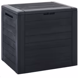 Cette boîte de rangement élégante est une excellente solution pour désencombrer votre jardin, patio et terrasse. Matériau dur ...