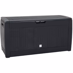 Cette boîte de rangement élégante est une excellente solution pour désencombrer votre jardin, patio et terrasse. Matériau dur ...