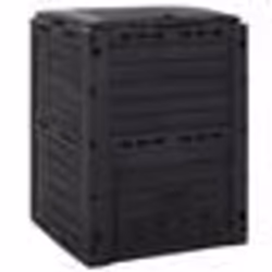 vidaXL Composteur de jardin Noir 280 L Polypropylène - TU