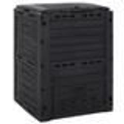 vidaXL Composteur de jardin Noir 280 L Polypropylène - TU