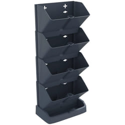 Vidaxl - Ensemble de jardinières verticales 4 pcs Anthracite pp