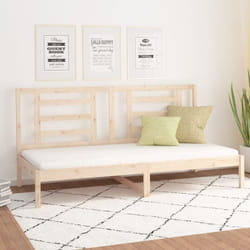 Vidaxl - Lit de jour 90x200 cm Bois de pin massif