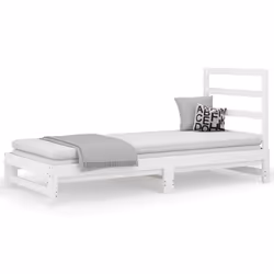 VidaXL 3108313, lit sofa, Blanc, Bois de pin, 1955 mm, 950 mm, 300 mm