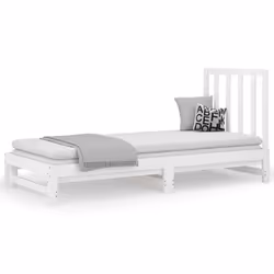 VidaXL 3108318, lit sofa, Blanc, Bois de pin, 2055 mm, 950 mm, 300 mm