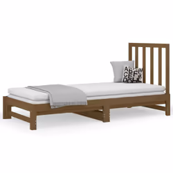 VidaXL 3108320, lit sofa, Marron, Bois de pin, 2055 mm, 950 mm, 300 mm