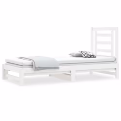 VidaXL 3108603, lit sofa, Blanc, Bois de pin, 2055 mm, 950 mm, 300 mm