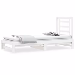 VidaXL 3108613, lit sofa, Blanc, Bois de pin, 1955 mm, 950 mm, 300 mm