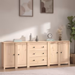 Rangez vos objets précieux de manière élégante. Ce buffet est idéal pour tout salon, chambre à coucher ou bureau moderne pour ...