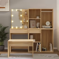 L'ensemble de coiffeuse tendance donne à votre chambre à coucher un look intemporel et raffiné. L'ensemble de coiffeuse avec  ...