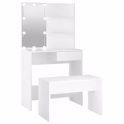 VidaXL 3114107, Blanc, Bois, 1 pièce(s)