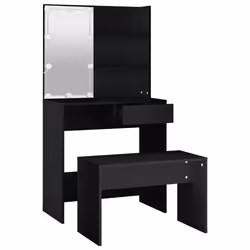 VidaXL 3114108, Noir, Bois, 1 pièce(s)