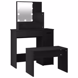 VidaXL 3114116, Noir, Bois, 1 pièce(s)