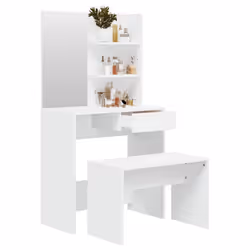 VidaXL 3114139 coiffeuse et ensemble de coiffeuses pour chambre à coucher - Vue supplémentaire 4