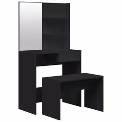 VidaXL 3114140, Noir, Bois, 1 pièce(s)
