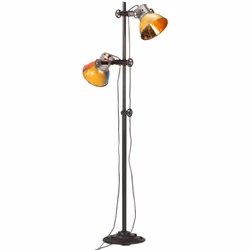 Transformez votre intérieur avec ce lampadaire unique avec 2 abat-jour ! Couleur peinte à la main : chaque pièce étant fabriq ...