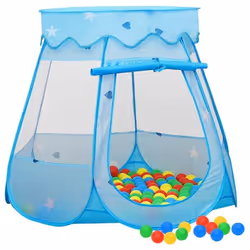 vidaXL Tente de jeu pour enfants Bleu 102x102x82 cm
