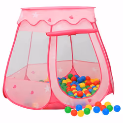 vidaXL Tente de jeu pour enfants Rose 102x102x82 cm