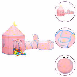 vidaXL Tente de jeu pour enfants Rose 301x120x128 cm