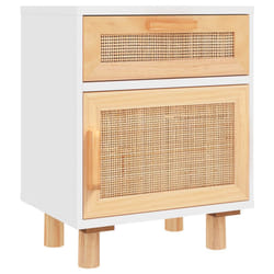 VidaXL 345606 Table de nuit et table de chevet Blanc