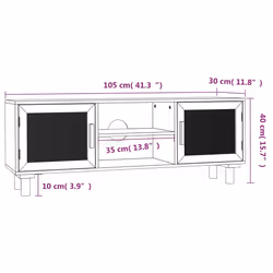VidaXL 345615 Support TV et centre de divertissement - Vue supplémentaire 7