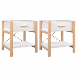 VidaXL 345655, Blanc, 420 mm, 380 mm, 450 mm, 2 pièce(s)