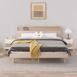 VidaXL 345655 Table de nuit et table de chevet Blanc