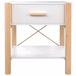 VidaXL 345655 Table de nuit et table de chevet Blanc - Vue supplémentaire 6