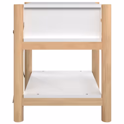 VidaXL 345655 Table de nuit et table de chevet Blanc - Vue supplémentaire 7
