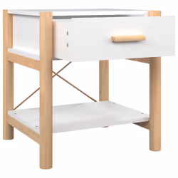 VidaXL 345655 Table de nuit et table de chevet Blanc - Vue supplémentaire 8