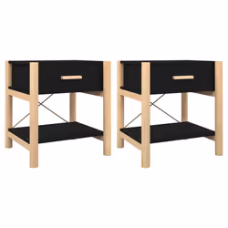 VidaXL 345657, Noir, 420 mm, 380 mm, 450 mm, 2 pièce(s)