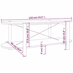 VidaXL 345687 Table à café, latérale et de salon - Vue supplémentaire 7