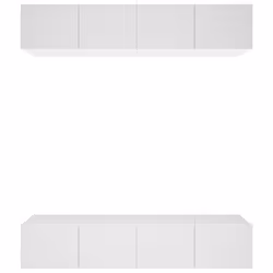 VidaXL 3114182, Blanc, Bois, Bois, 800 mm, 300 mm, 300 mm