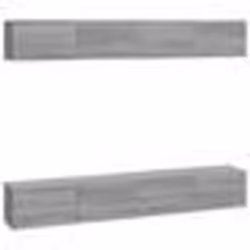 vidaXL Meubles TV muraux 4 pcs sonoma gris 100x30x30 cm