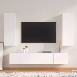 VidaXL 3114198, Blanc, Bois, Bois, 800 mm, 4 pièce(s)