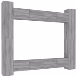 VidaXL 3114244, Gris, Bois, Bois, 1000 mm, 8 pièce(s)