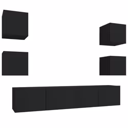 VidaXL 3114255, Noir, Bois, Bois, 800 mm, 300 mm, 300 mm