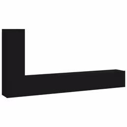 VidaXL 3114319, Noir, Bois, Bois, 1000 mm, 300 mm, 300 mm