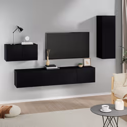 VidaXL 3114335, Noir, Bois, Bois, 900 mm, 1 pièce(s)