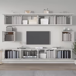 VidaXL 3114369 Support TV et centre de divertissement