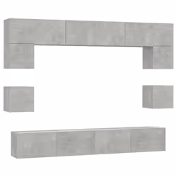 VidaXL 3114417, Gris, Bois, Bois, 1000 mm, 1 pièce(s)