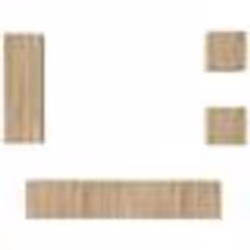 vidaXL Ensemble de meubles TV 5 pcs Chêne sonoma Bois d'ingénierie