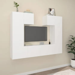 vidaXL 6 pcs - Blanc
