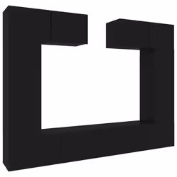 VidaXL 3114463, Noir, Bois, Bois, 1000 mm, 300 mm, 300 mm