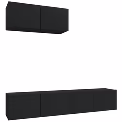 VidaXL 3114471, Noir, Bois, Bois, 800 mm, 300 mm, 300 mm