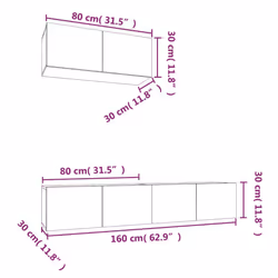 VidaXL 3114473 Support TV et centre de divertissement - Vue supplémentaire 7