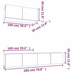 VidaXL 3114478 Support TV et centre de divertissement - Vue supplémentaire 4