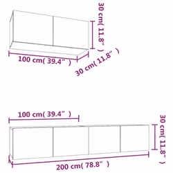 VidaXL 3114481 Support TV et centre de divertissement - Vue supplémentaire 7